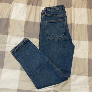 ZARA brand straight leg ankle jeans